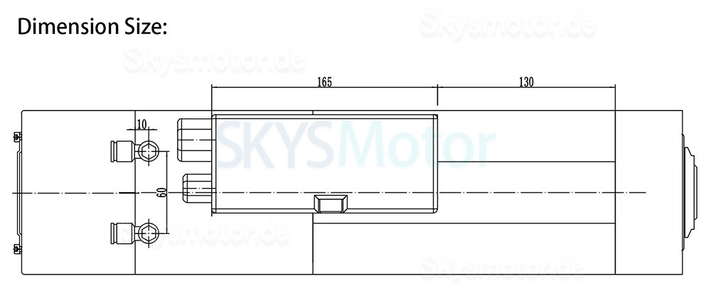 4,5 kW 220 V/380 V Luftgek&uuml;hlt ATC Chinaspindel Motor (Werkzeugwechselspindel) JGLF51-30-24Z/4.5 3,6Nm 24.000U/min ISO30
